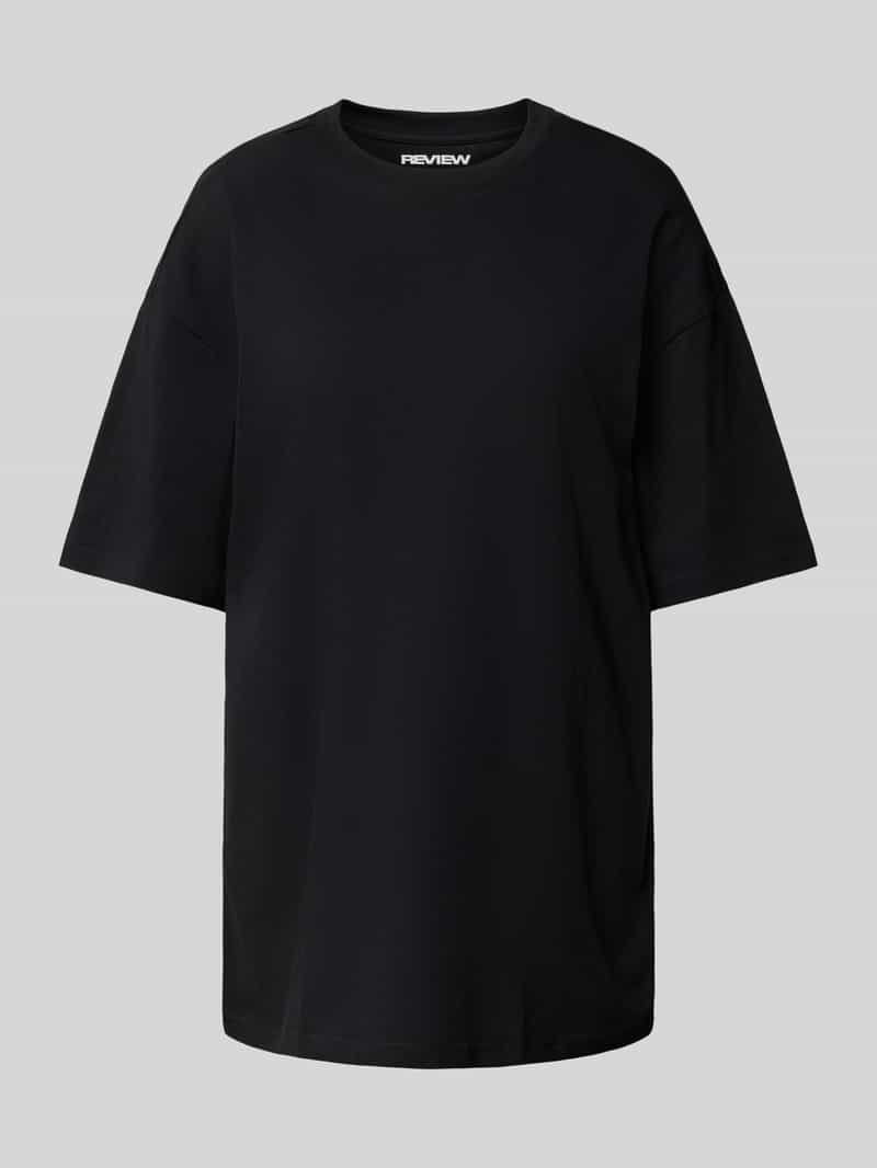 Review Oversized T-shirt met extra brede schouders