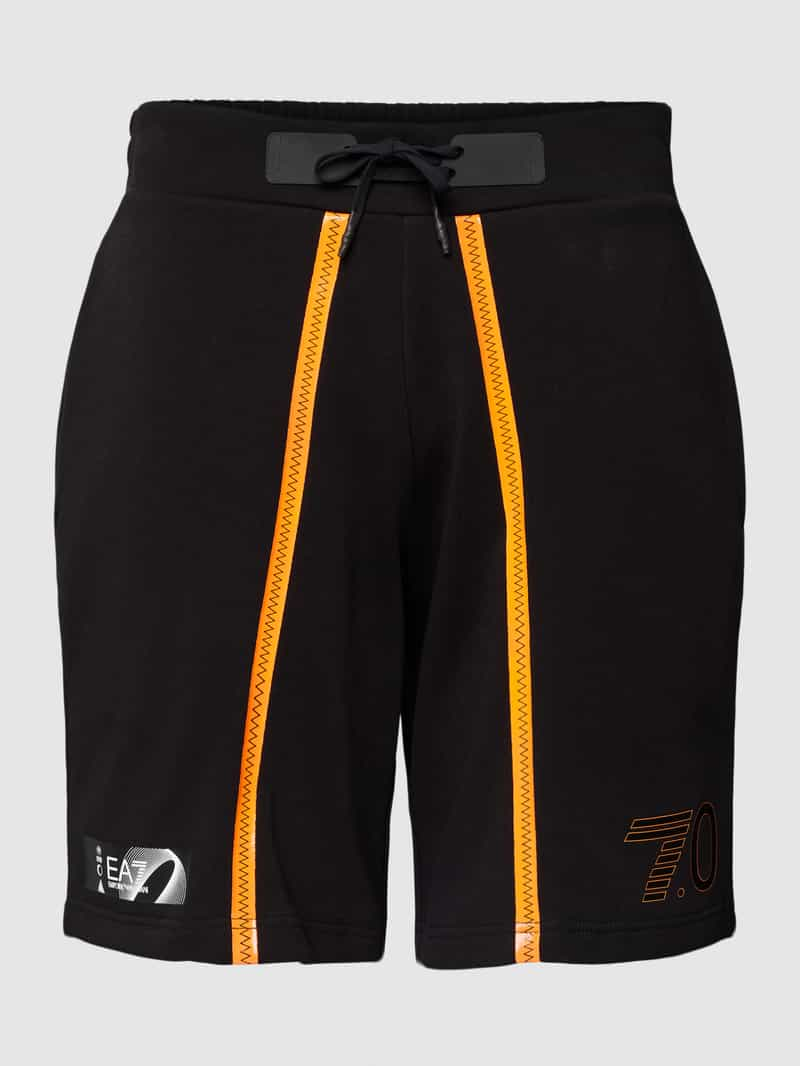 EA7 Emporio Armani Sweatshorts van puur katoen