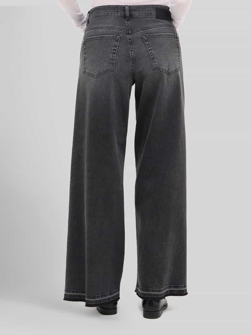 ANGELS Wide leg jeans van katoenmix model 'Liva Edgy'