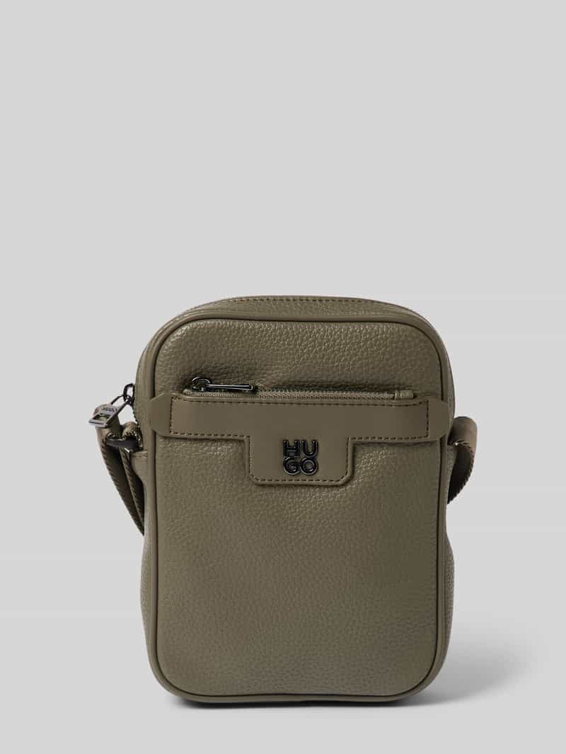 HUGO Crossbodytas met labeldetail model 'Nesh'