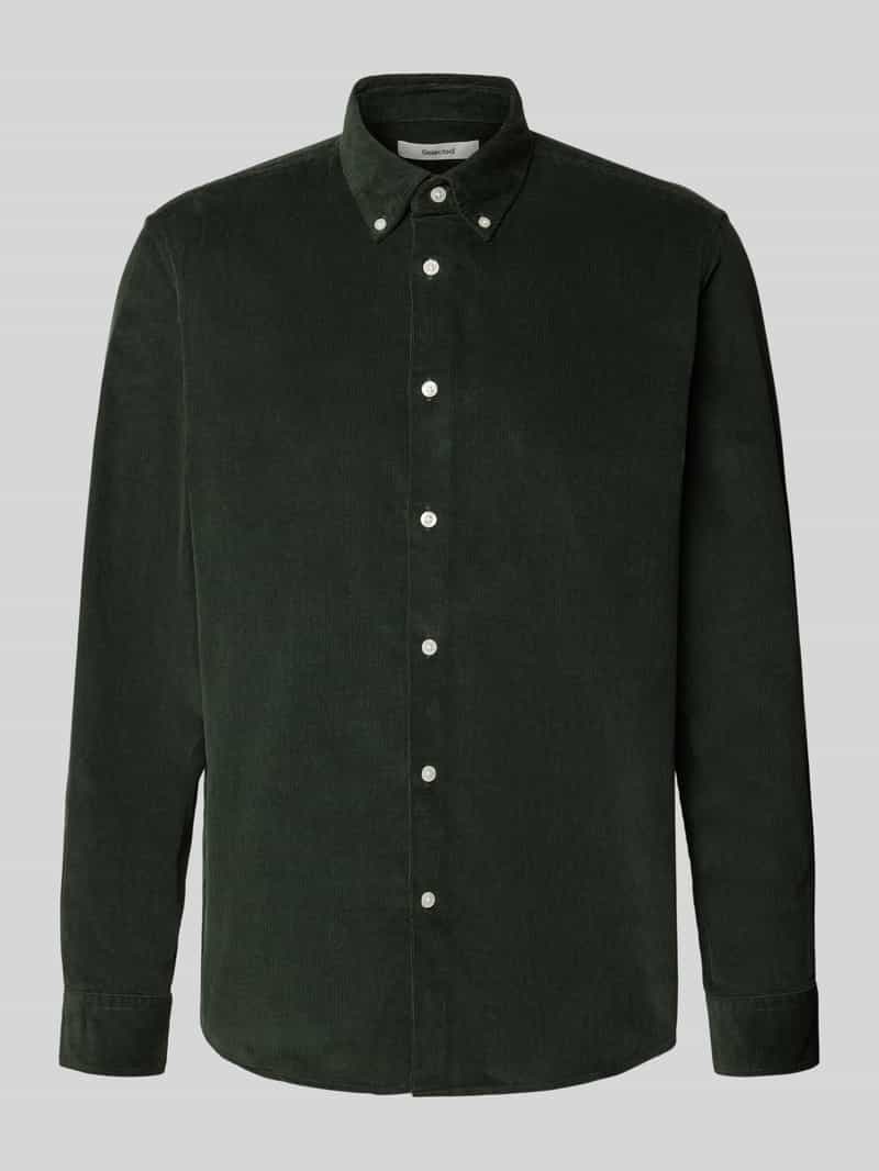 Selected Homme Regular fit ribcordoverhemd van puur katoen model 'DANNI'