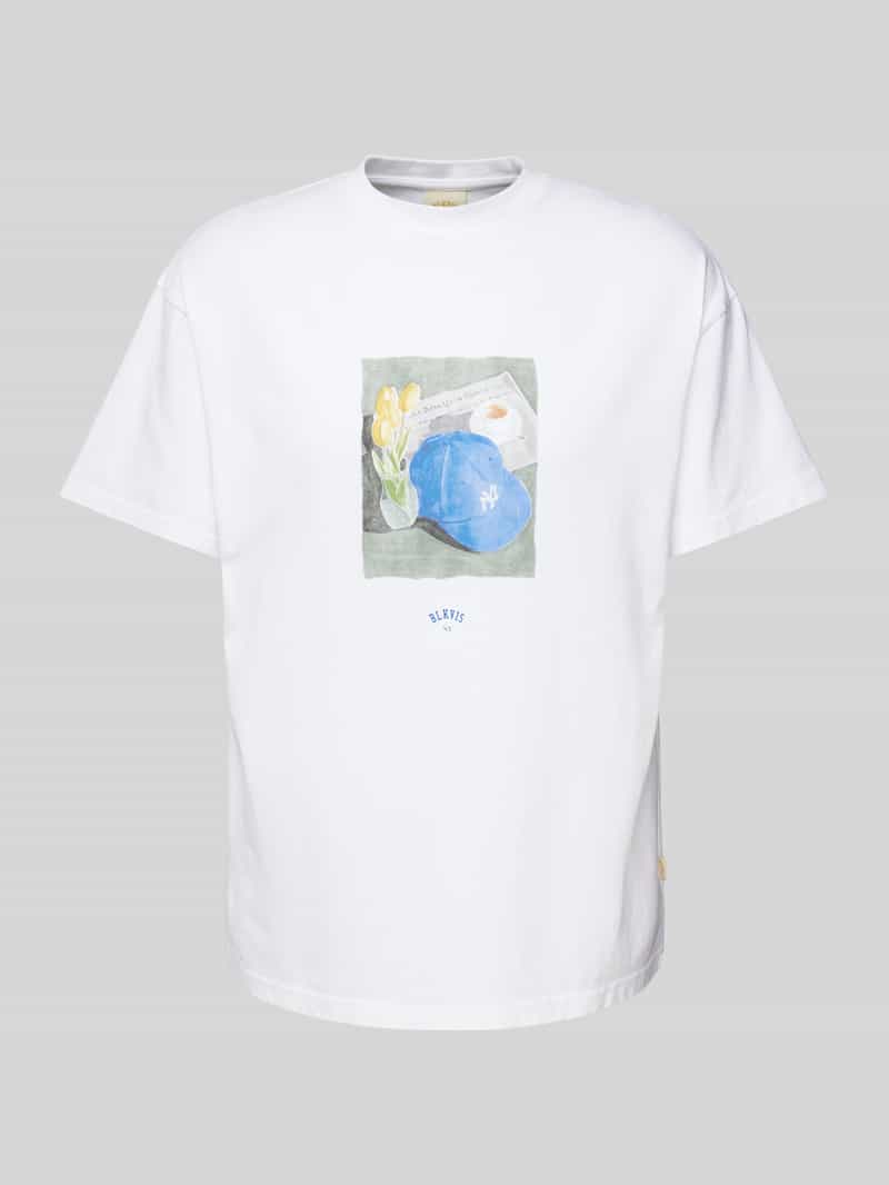 BLKVIS T-shirt met labelprint