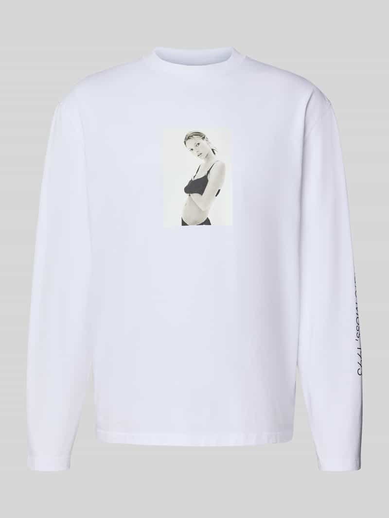 CK Calvin Klein Shirt met lange mouwen en motiefprint
