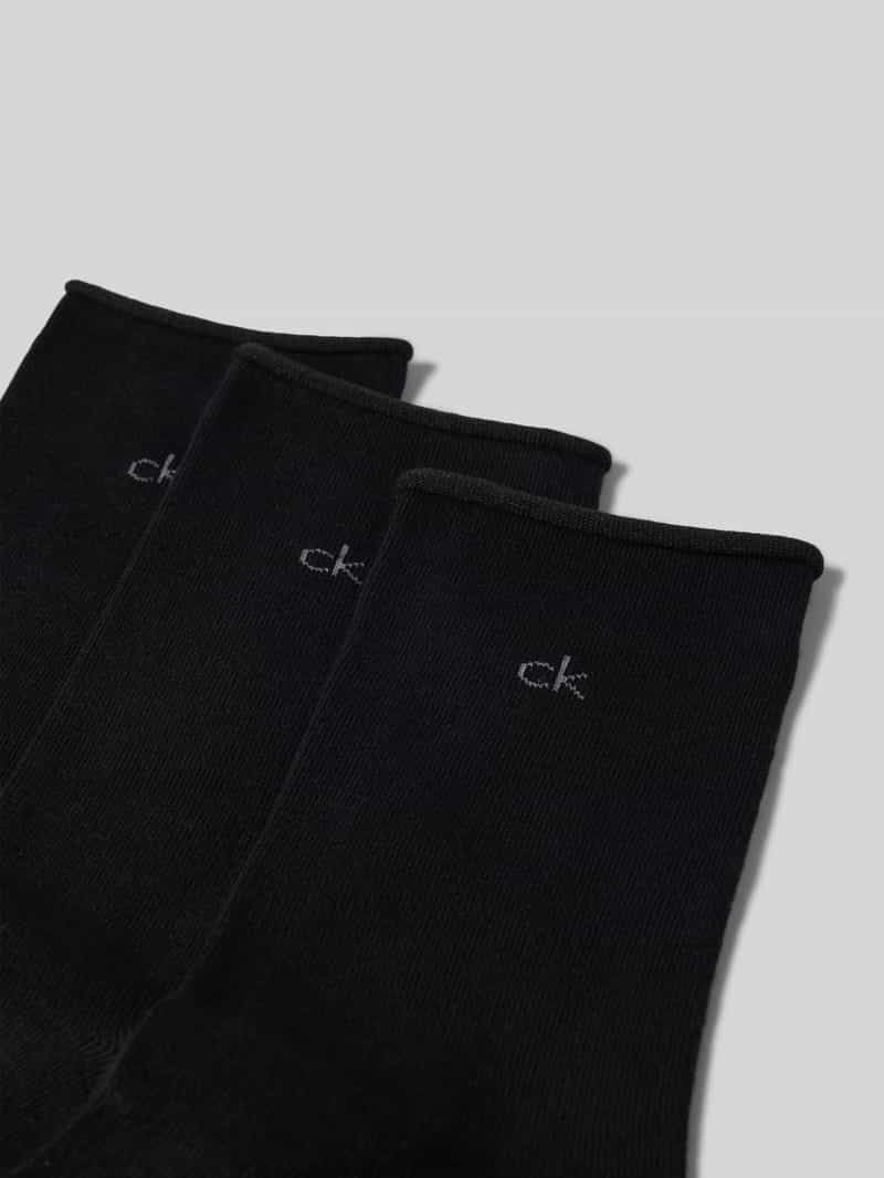 CK Calvin Klein Sokken met logostitching in een set van 3 paar
