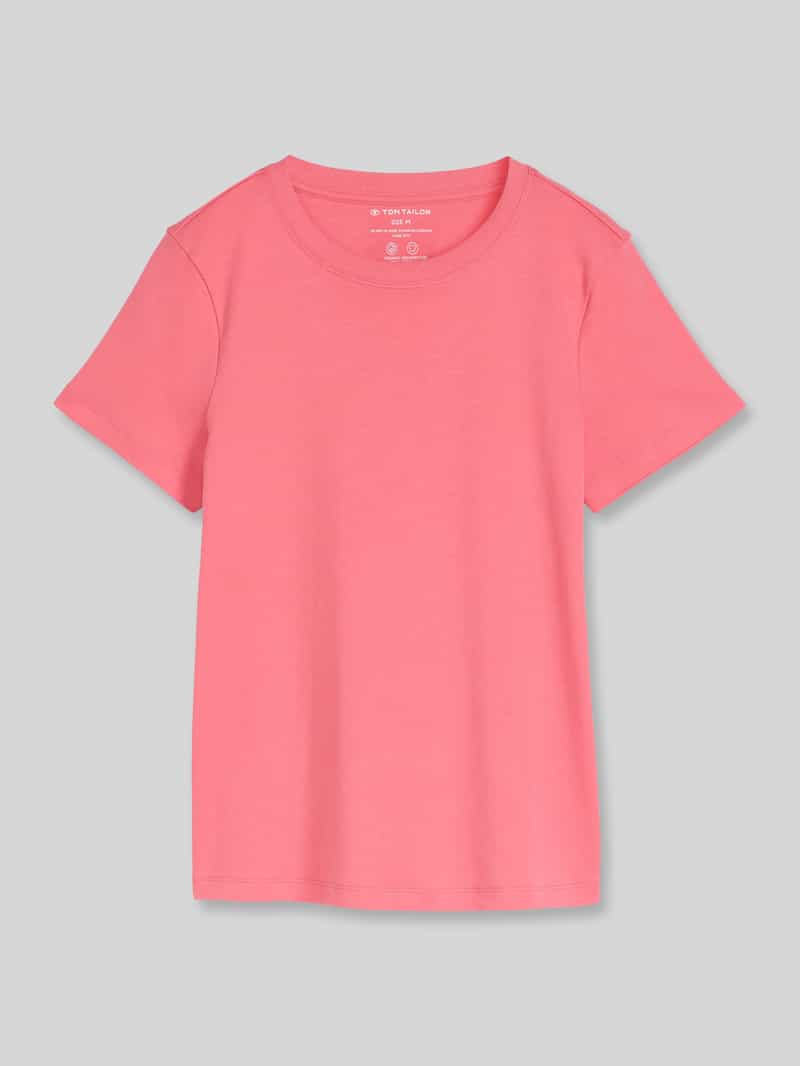 regular fit T-shirt van puur katoen