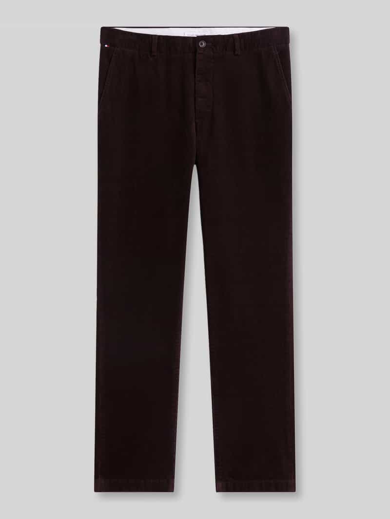 Tommy Hilfiger Slim fit corduroy broek van katoenmix