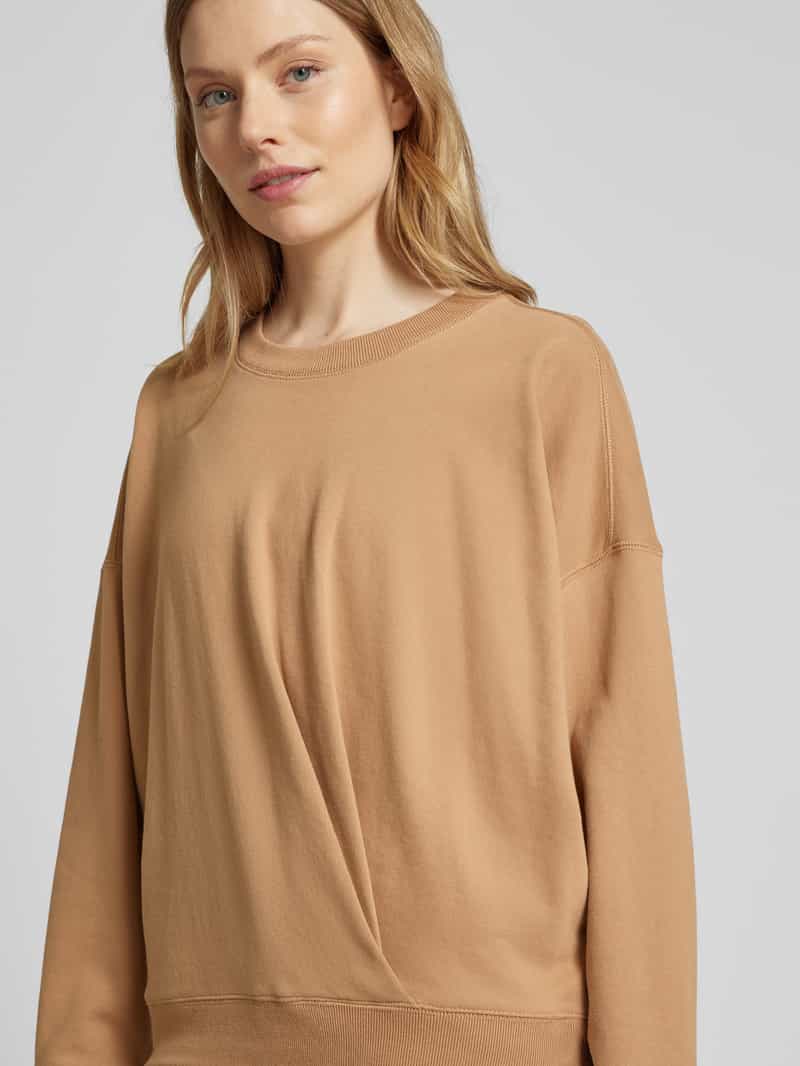 Opus Sweatshirt met extra brede schouders model 'Gowdie'