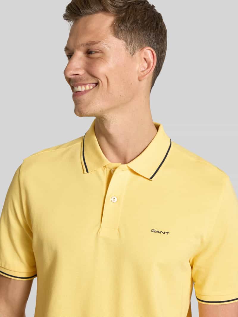 Gant Poloshirt met labelstitching