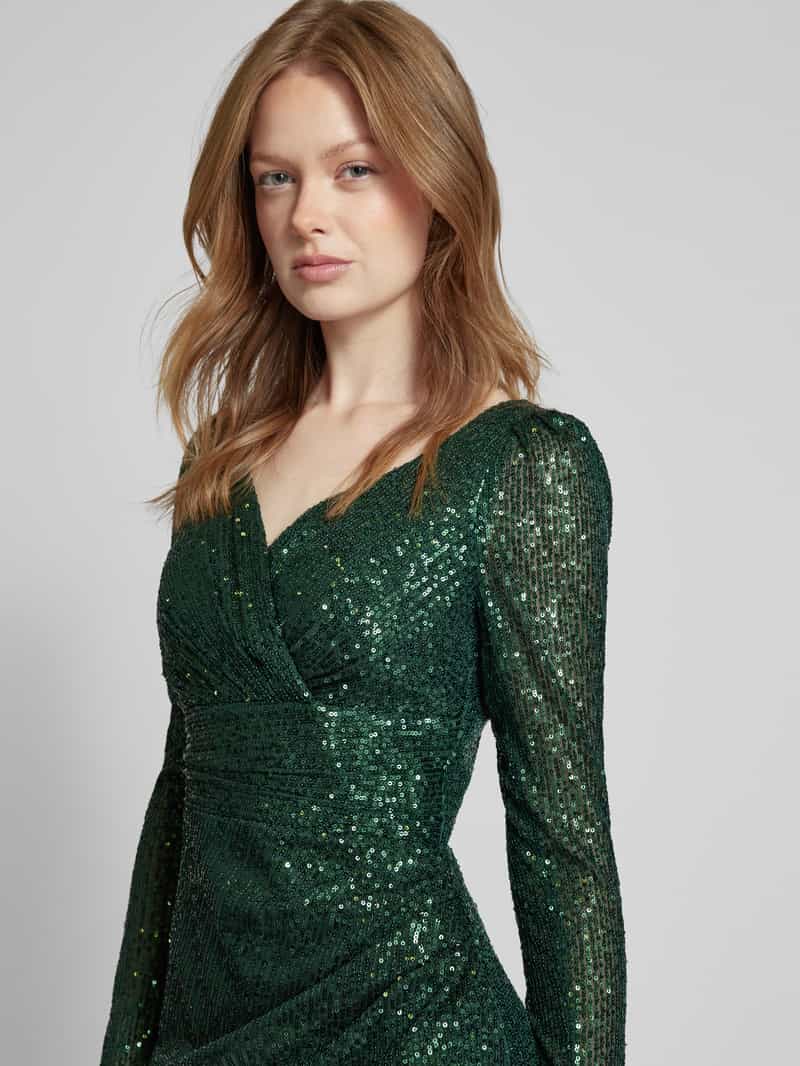 TROYDEN COLLECTION Avondjurk met pailletten