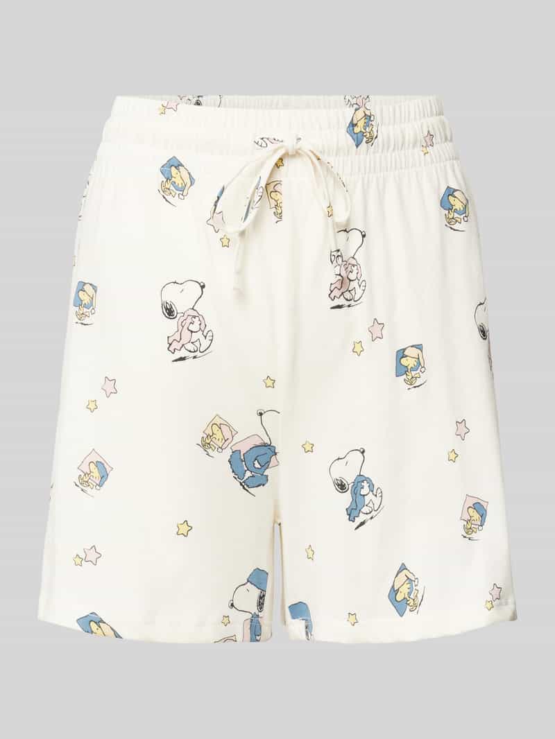 Jake*s Casual Korte pyjamabroek met motiefprint