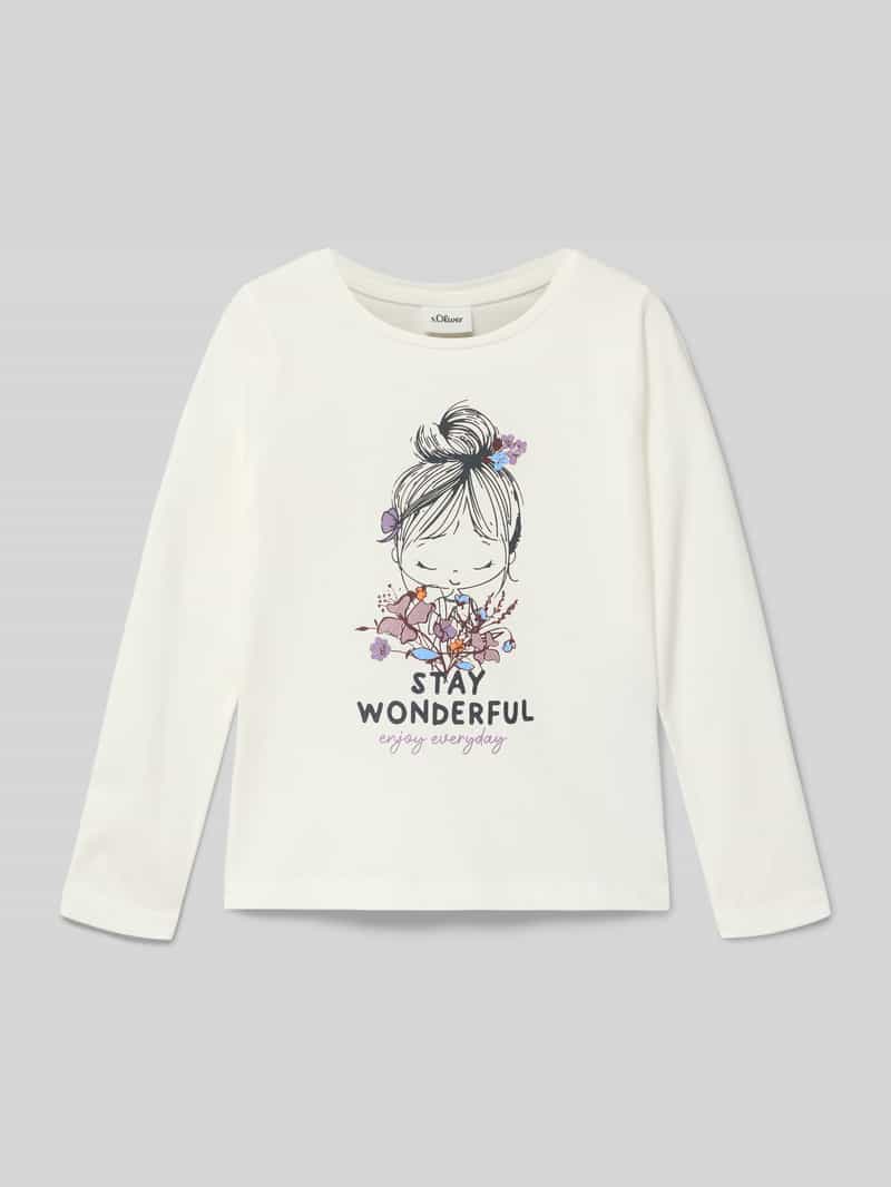 s.Oliver RED LABEL Regular fit shirt met lange mouwen van puur katoen