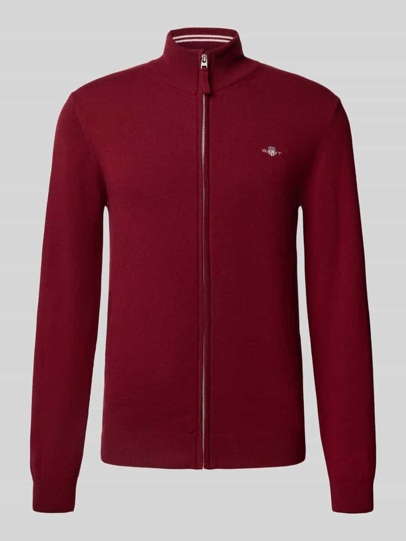 Gant Gebreid jack met ritssluiting
