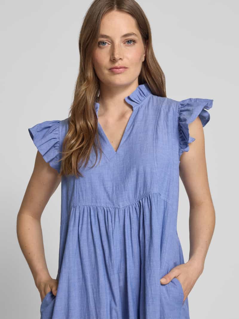 MOS MOSH Midi-jurk in laagjeslook model 'Waldy'