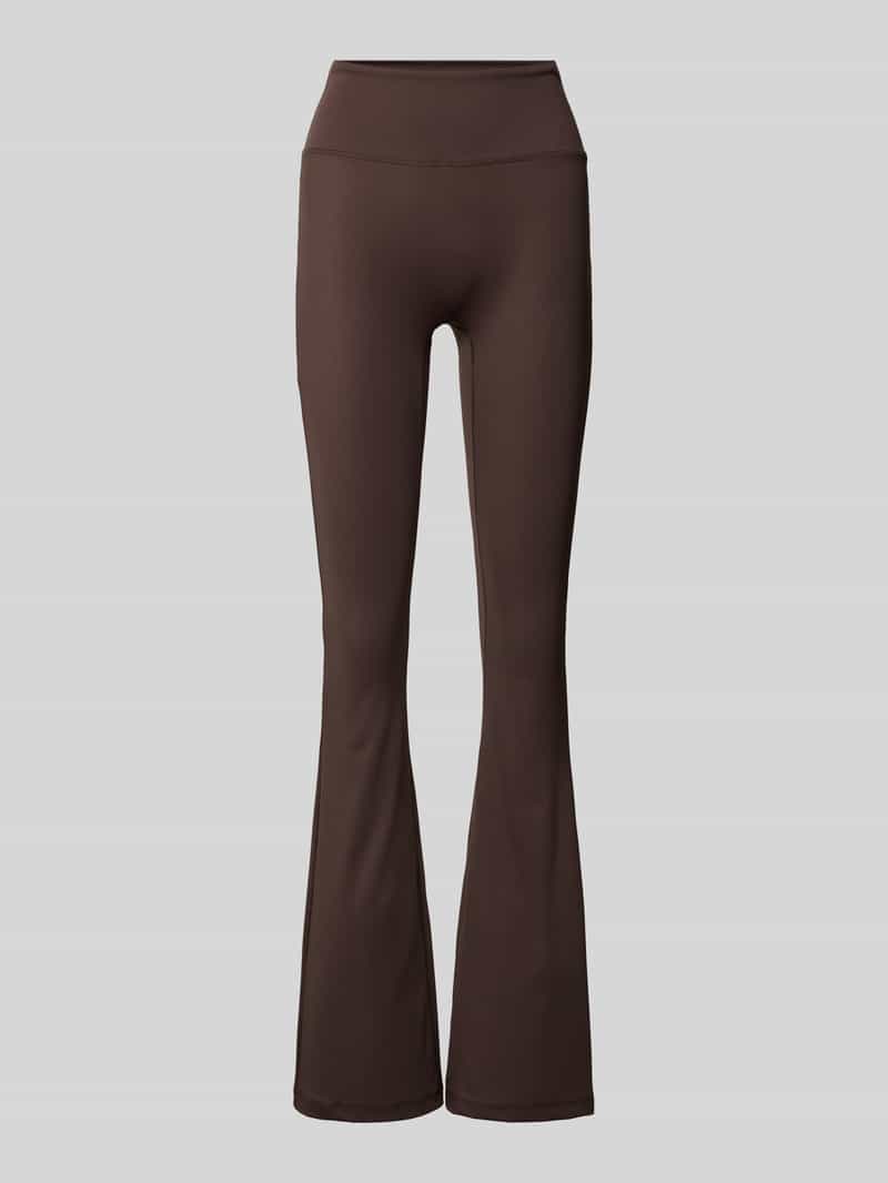 Gina Tricot Flared fit legging met brede band model 'Yoga'