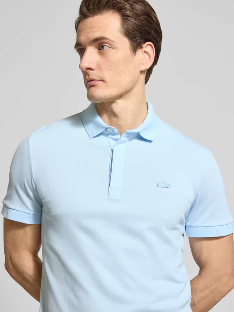 Lacoste Regular fit Poloshirt van Katoenmix blauw, foto 5