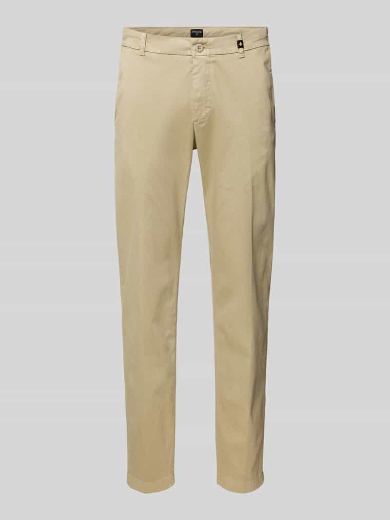 Strellson Slim fit chino met logo-applicatie model 'Tius'
