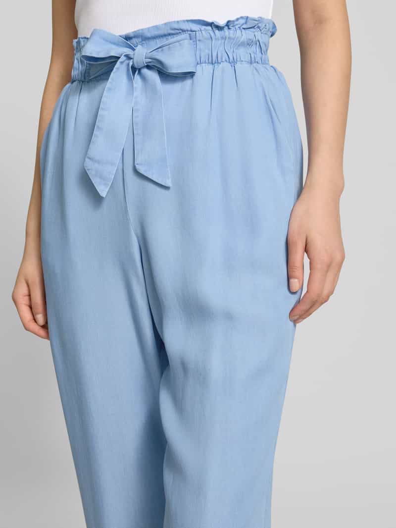 Tom Tailor Denim Tapered paperbagbroek van lyocell