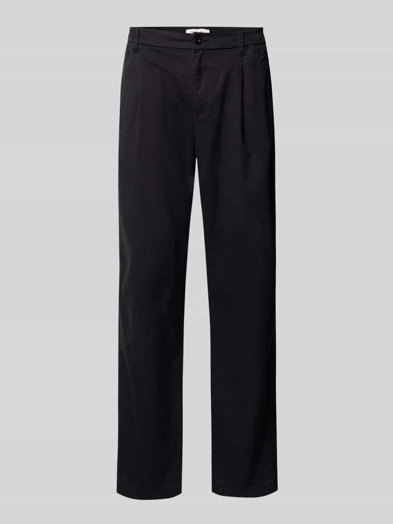 Replay Tapered fit broek met bandplooien model 'ADHANN'