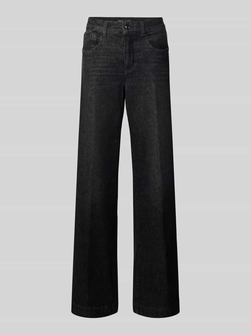 MAC Wide fit jeans met viscose model 'Palazzo'