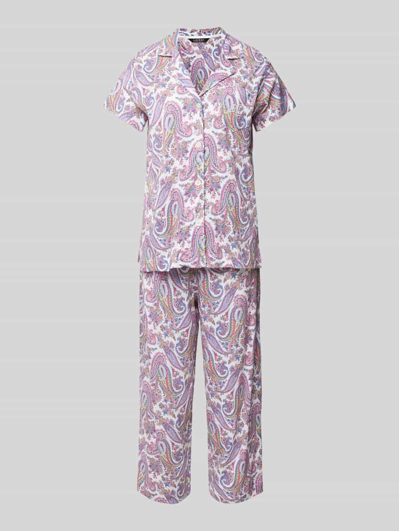 Lauren Ralph Lauren Pyjama met resortkraag