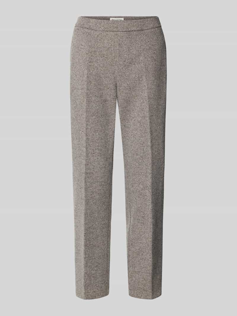 Marc O'Polo Slim fit stoffen broek van katoenmix