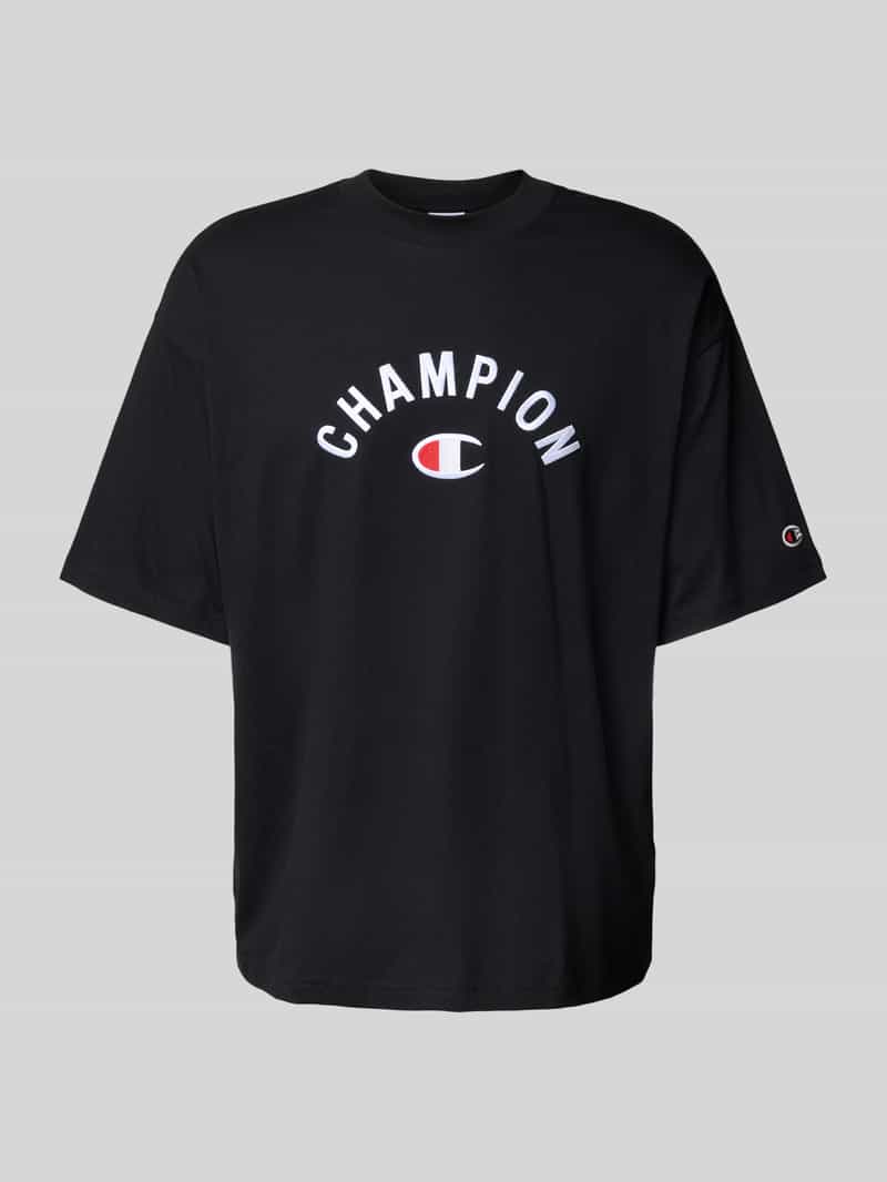 Champion Relaxed fit T-shirt met labelstitching