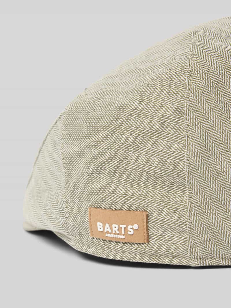 Barts Platte pet met labelbadge model 'Jarvis'