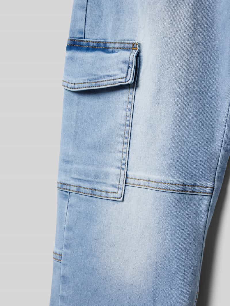 Blue Effect Regular fit jeans met cargozakken