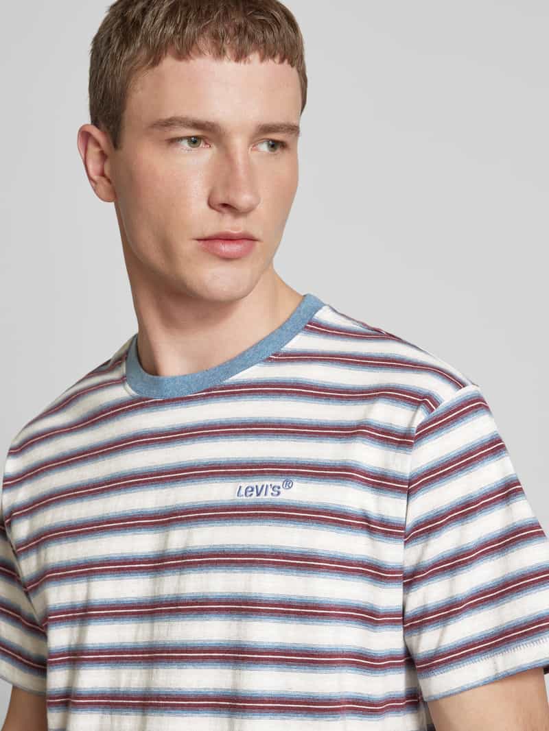 Levi's T-shirt met labelstitching