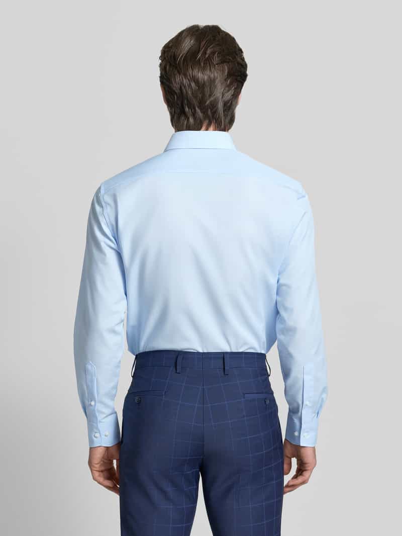 Olymp MODERN fit zakelijk hemd met knoopsluiting blauw, foto 2