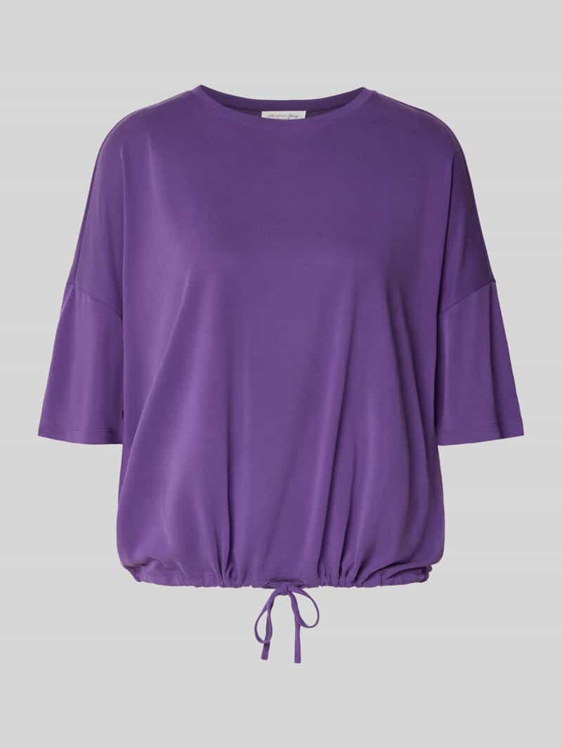 Christian Berg Woman T-shirt met ronde hals en extra brede schouders