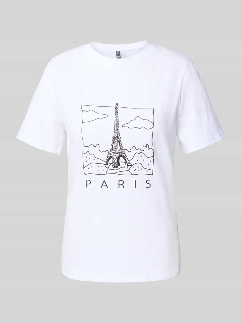 Pieces Shirt met korte mouwen PCMARIA SS O-NECK TEE BC MM JRS