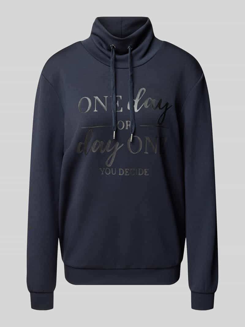 Soyaconcept Sweatshirt met opstaande kraag en tunnelkoord model 'BANU'