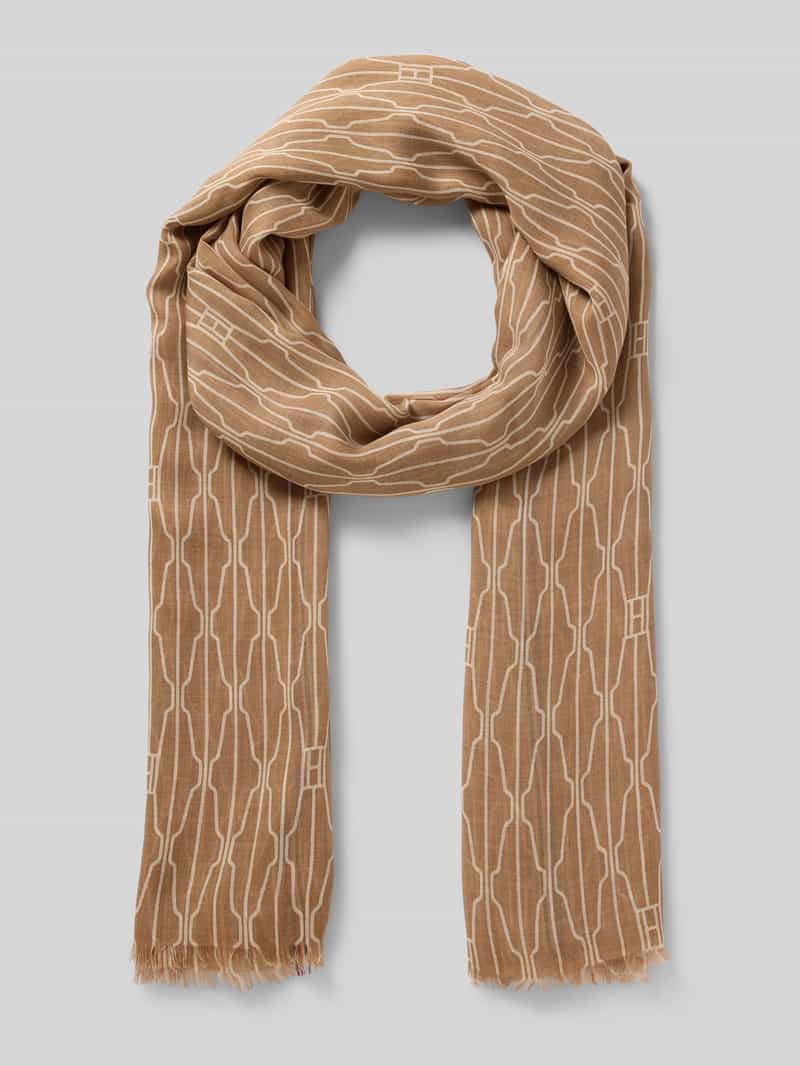 Tommy Hilfiger Sjaal met korte franjes