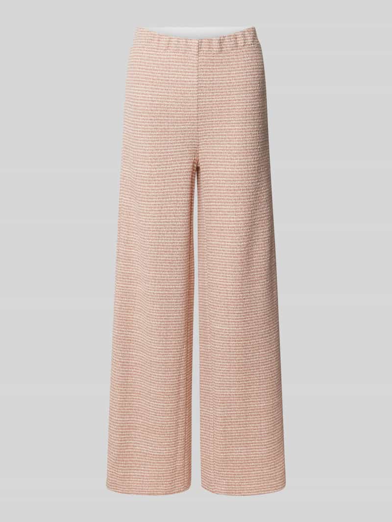 Christian Berg Woman Wide leg stoffen broek met structuurmotief