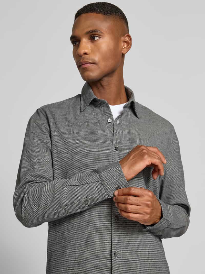 Marc O'Polo Shaped fit vrijetijdsoverhemd van puur katoen
