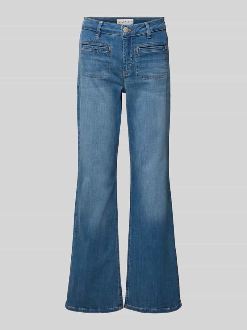 OPUS PANTS Bootcut jeans met strookzakken model 'Melly fresh'