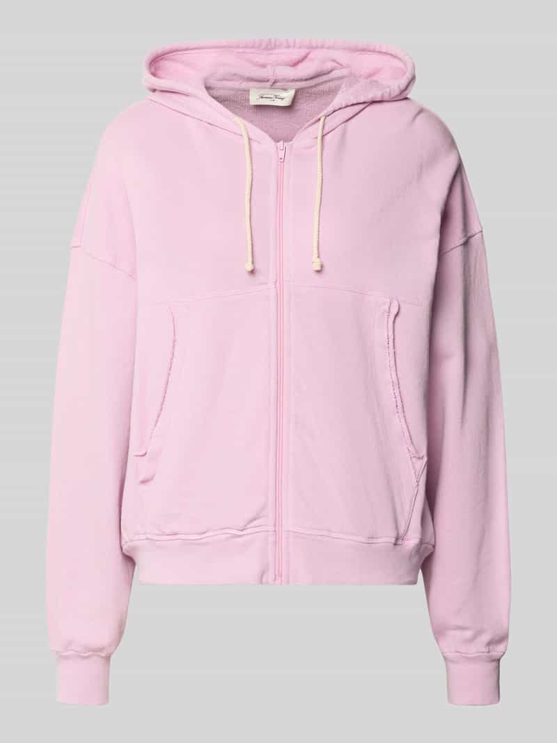 American vintage oversized fit sweatjack van puur katoen met capuchon