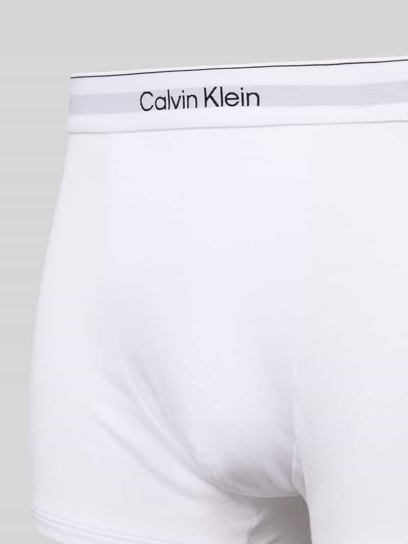 Calvin Klein Underwear Broek met elastische band met logo in een set van 3 stuks