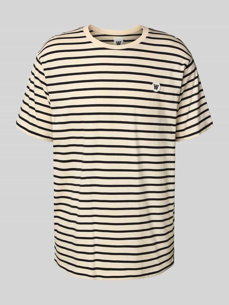 Wood T-shirt met ronde hals model 'Ace'