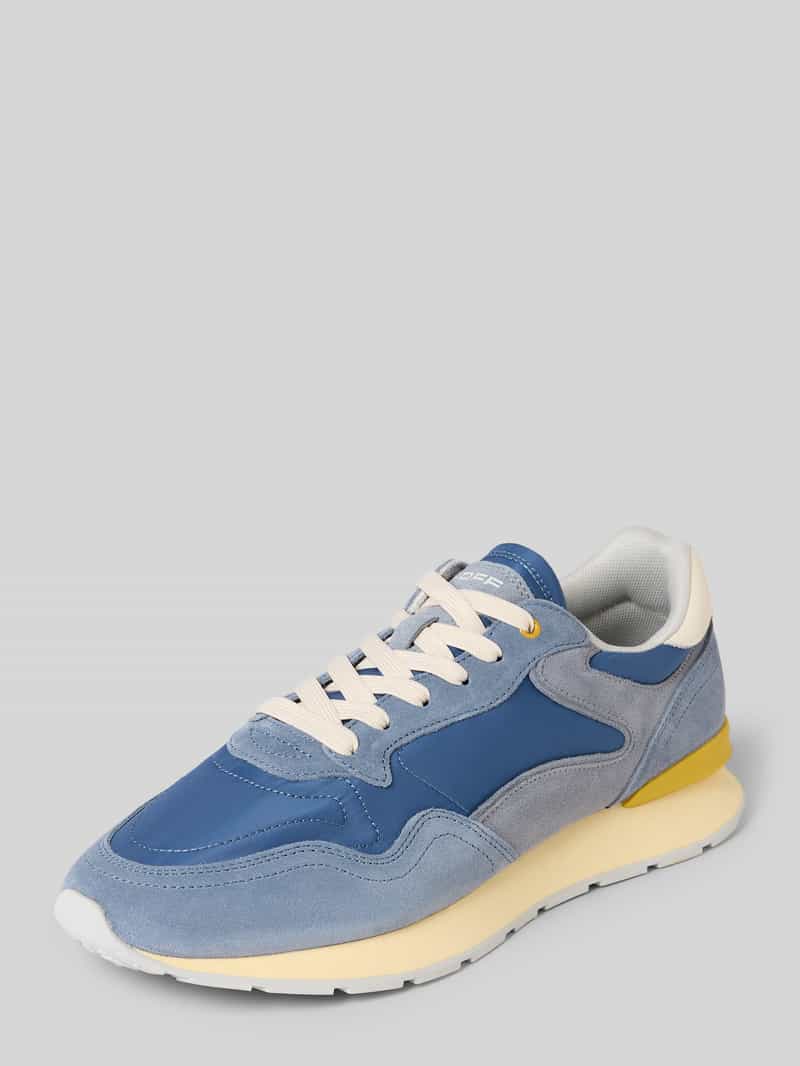 sneakers met Rundleer Model 'City'