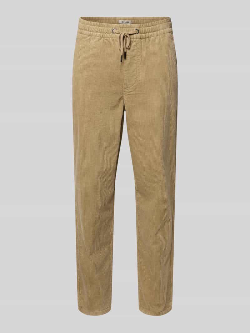 Only & Sons Tapered corduroy broek van katoenmix model 'LINUS'