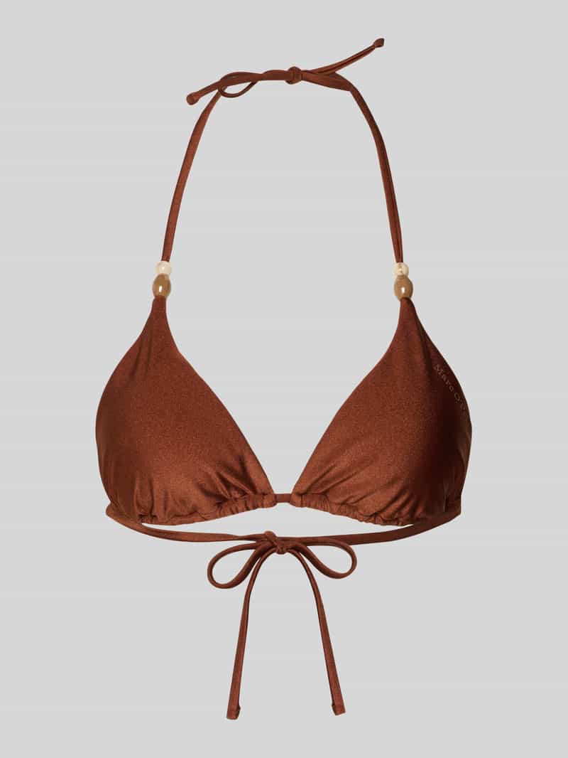 Bovendeel van een bikini met labelprint