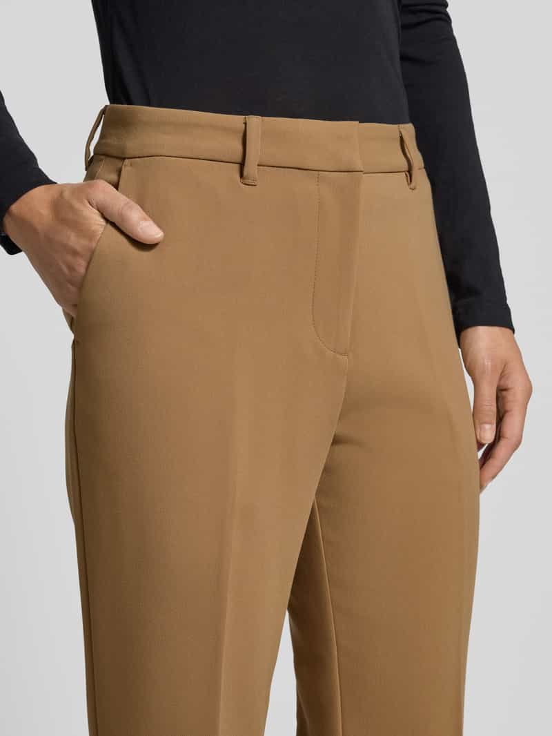 Gant Flared stoffen broek met persplooien