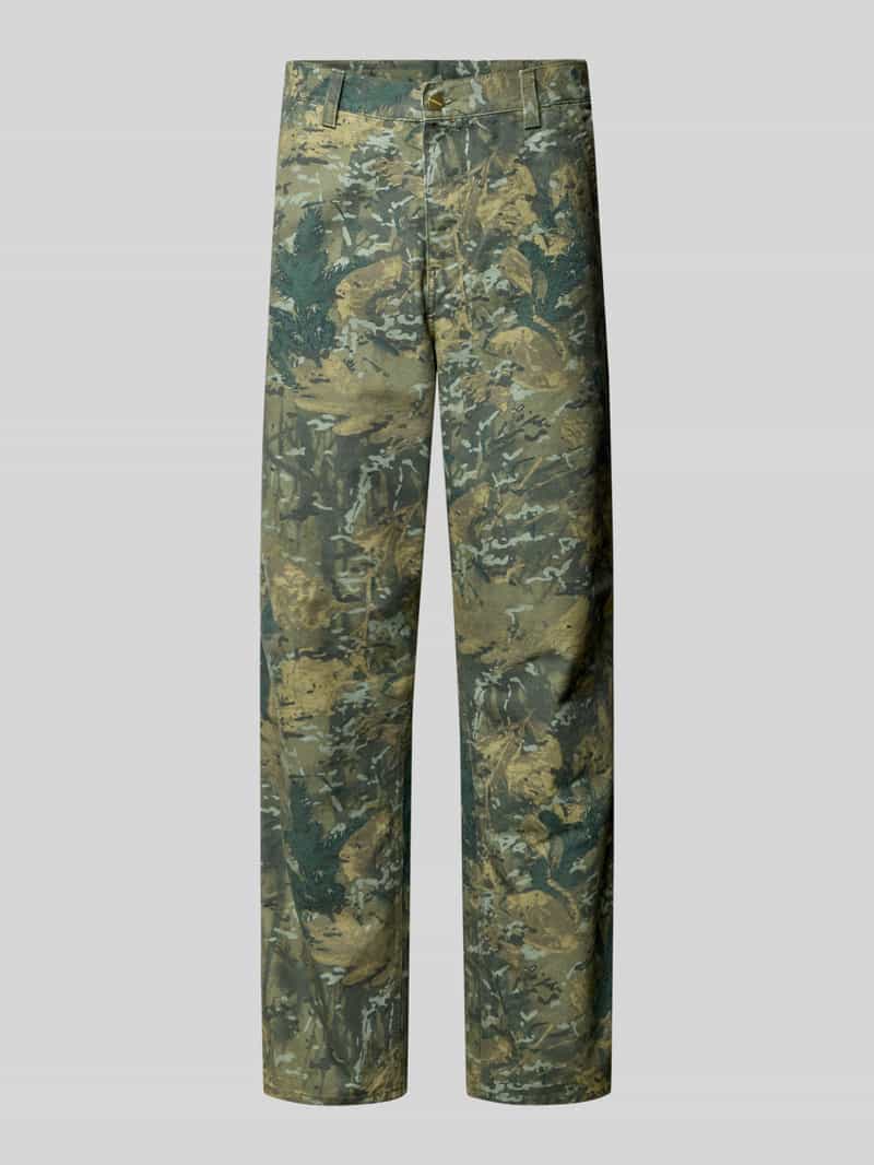 Carhartt Work In Progress Stoffen broek met Franse steekzakken