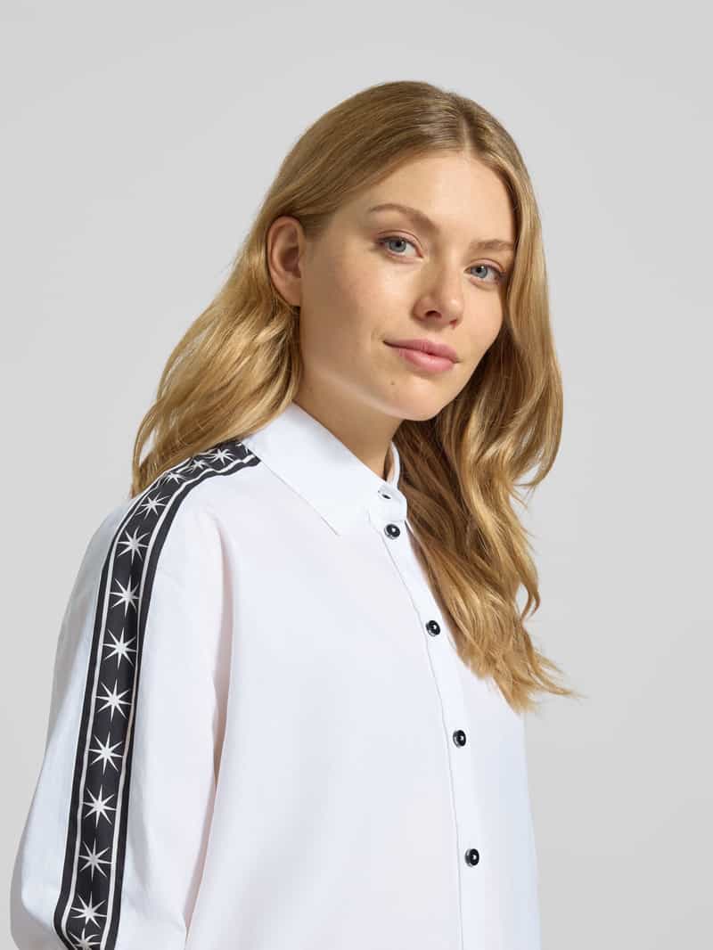 Marc Cain Regular fit overhemdblouse met motiefprint