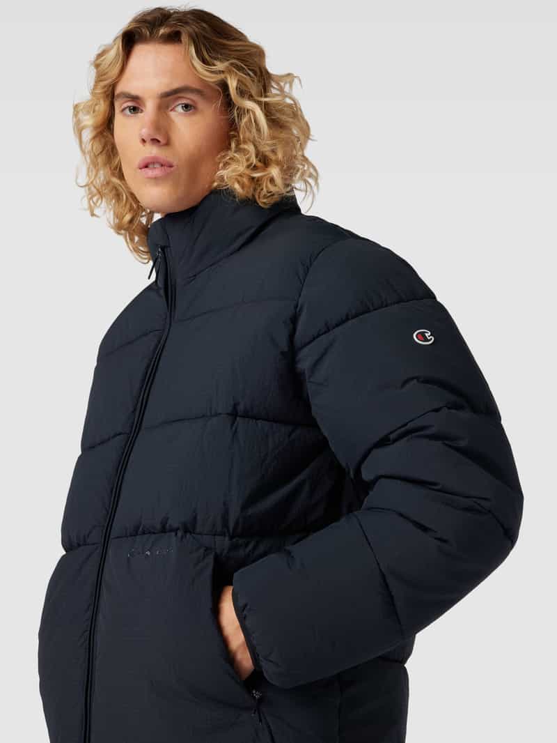 Champion Gewatteerd jack met labelprint