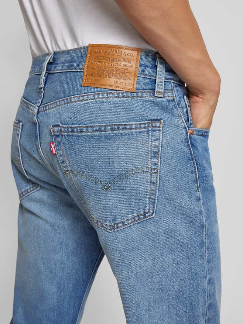 Levi's Relaxed straight fit jeans in 5-pocketmodel model '555'