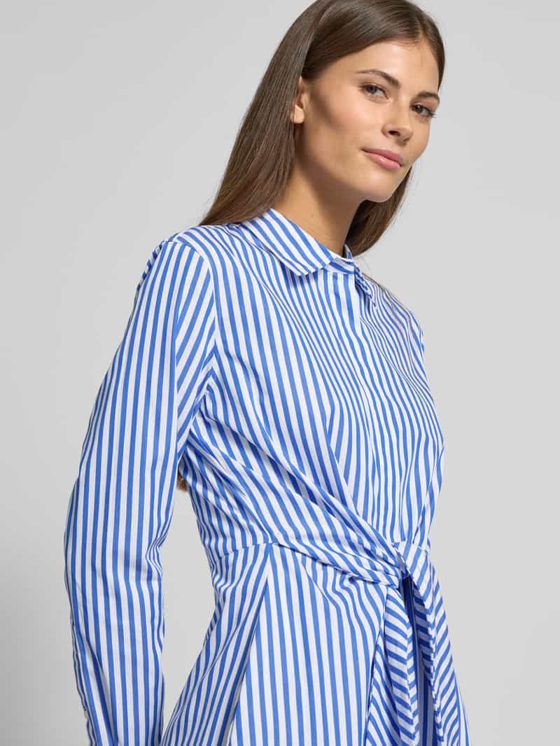 Lauren Ralph Lauren Midi-jurk met strikceintuur model 'KAHWELL'