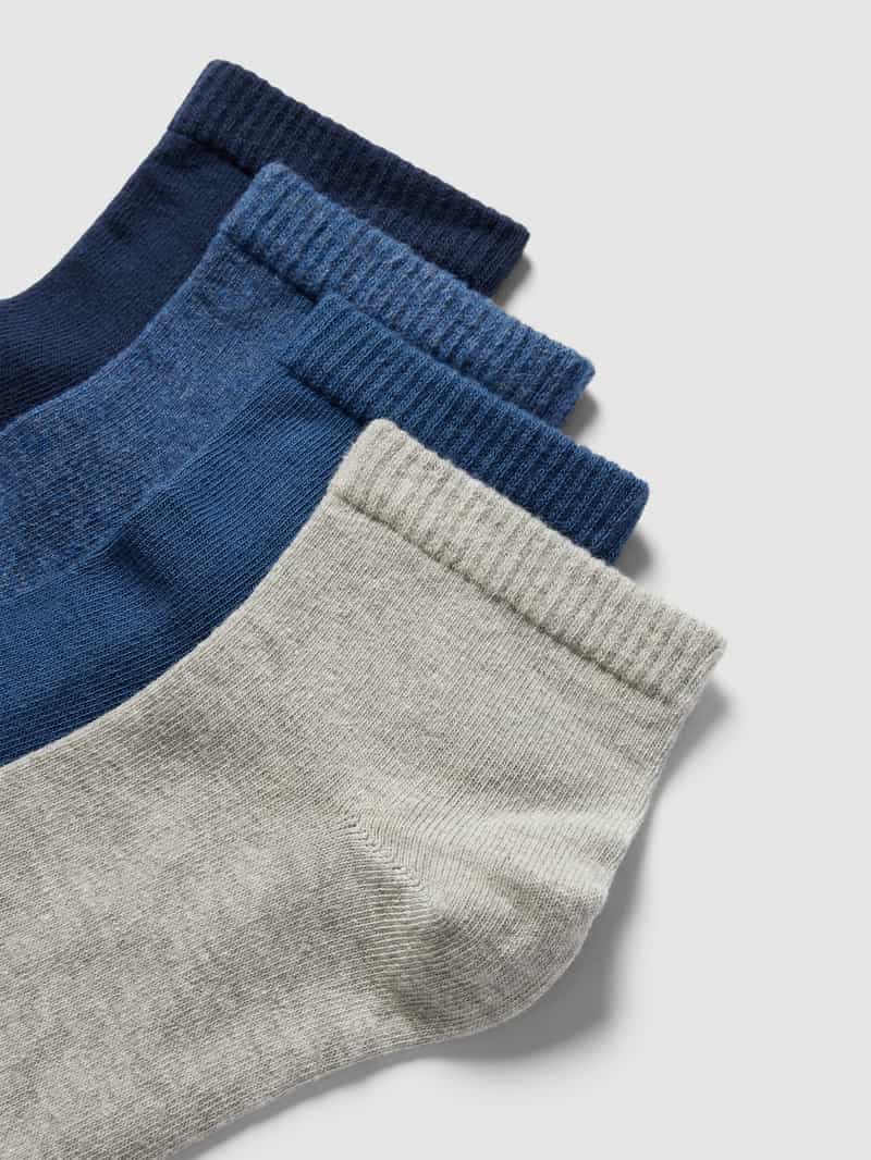 s.Oliver RED LABEL Sokken met labeldetail in een set van 4 paar model 'Quarter'
